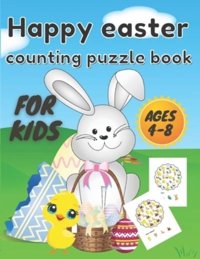 Cover for Sophi Mia · Happy Easter Counting Puzzle Book (Paperback Book) (2021)