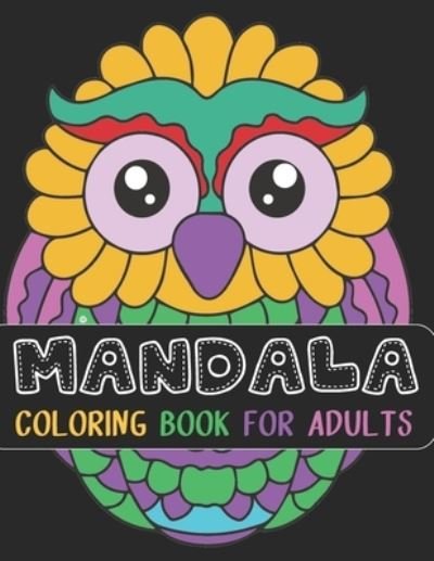 Cover for Bnke Sg · Mandala Coloring Book for Adults (Pocketbok) (2021)