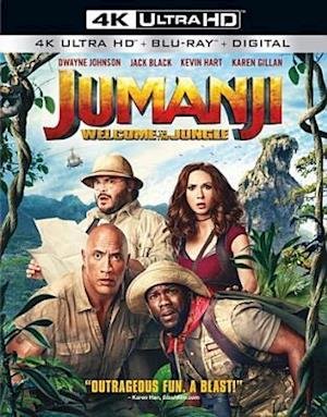 Cover for Jumanji: Welcome to the Jungle (4K UHD Blu-ray) (2018)