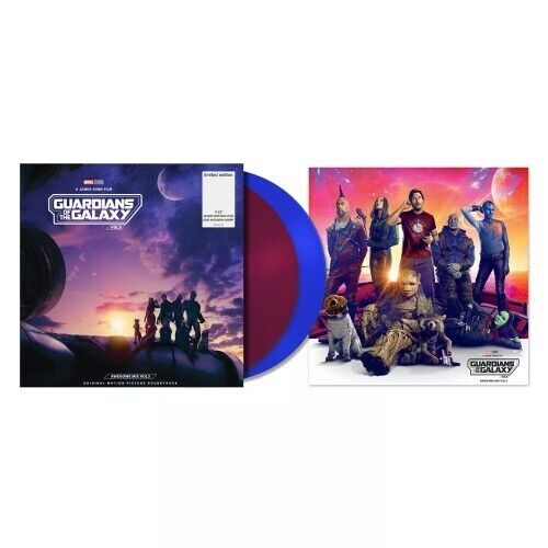 Cover for Guardians Of The Galaxy Vol.3 · Guardians Of The Galaxy Vol. 3 (LP) [Purple &amp; Blue vinyl edition] (2023)