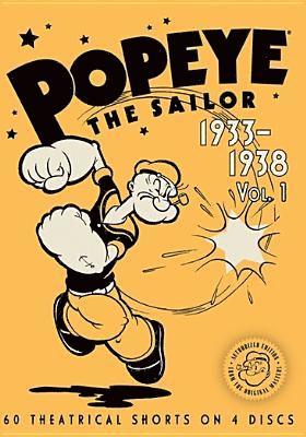 Cover for Popeye the Sailor: 1933-1938 - Vol 1 (DVD) (2019)