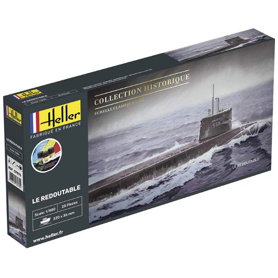 Cover for Heller · 1/400 Starter Kit U-boot S/m Le Redoutable (Toys)