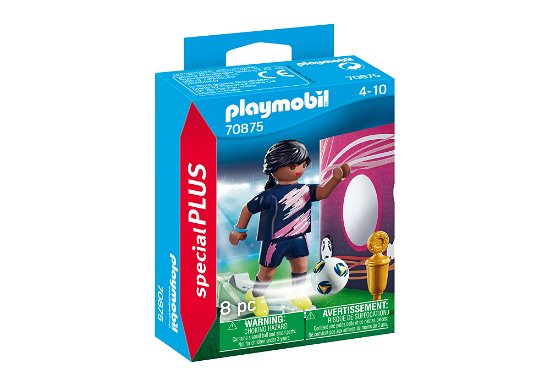 Cover for Playmobil · Playmobil 70875 Voetbalster met Doelmuur (Spielzeug)