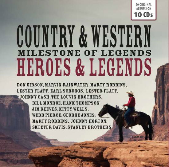 Cover for Various Artists · Country &amp; Western Heroes (CD) (2020)