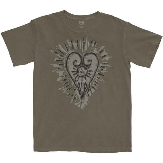 Gojira Unisex T-Shirt: Fortitude Heart - Gojira - Fanituote -  - 5056368664755 - 