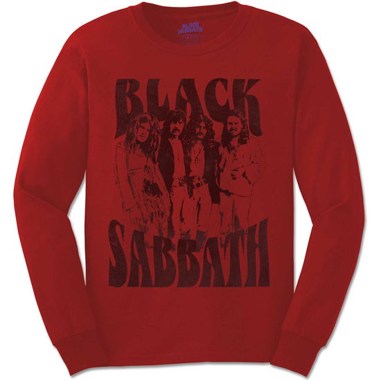 Black Sabbath Unisex Long Sleeve T-Shirt: Band and Logo - Black Sabbath - Gadżety -  - 5056561049755 - 