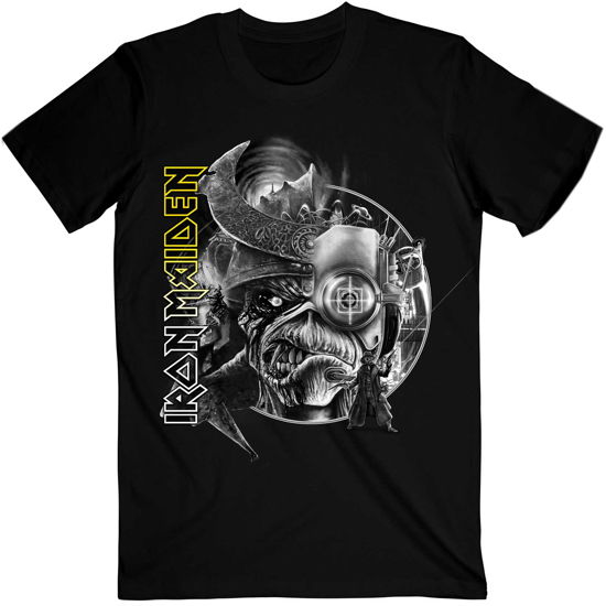 Iron Maiden Unisex T-Shirt: The Future Past Tour '23 Greyscale - Iron Maiden - Mercancía -  - 5056561081755 - 