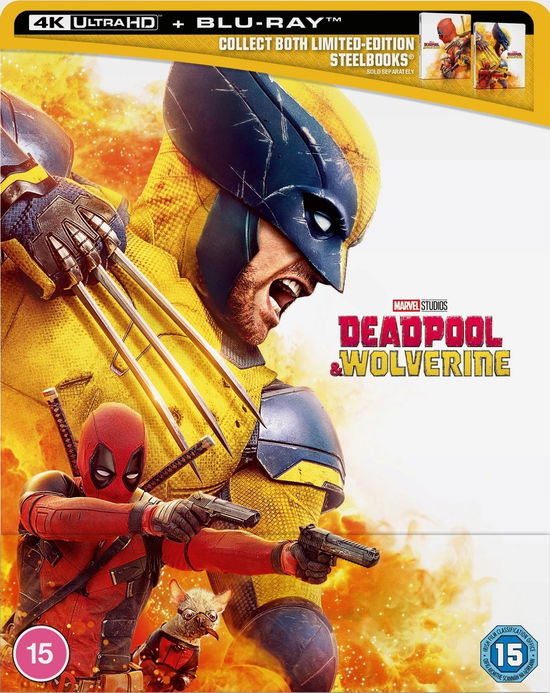 Cover for Marvel's Deadpool &amp; Wolverine (Wolverine) · Marvels Deadpool &amp; Wolverine (Steelbook) (Wolverine) (Blu-Ray) [Steelbook edition] (2024)