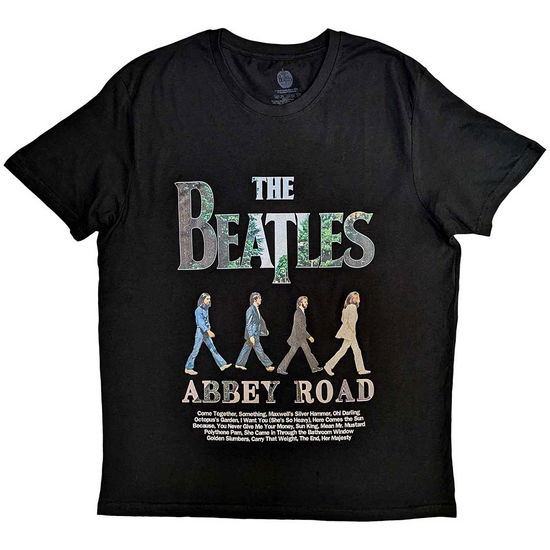 The Beatles Unisex T-Shirt: Abbey Road '23 - The Beatles - Gadżety -  - 5056737202755 - 20 września 2023