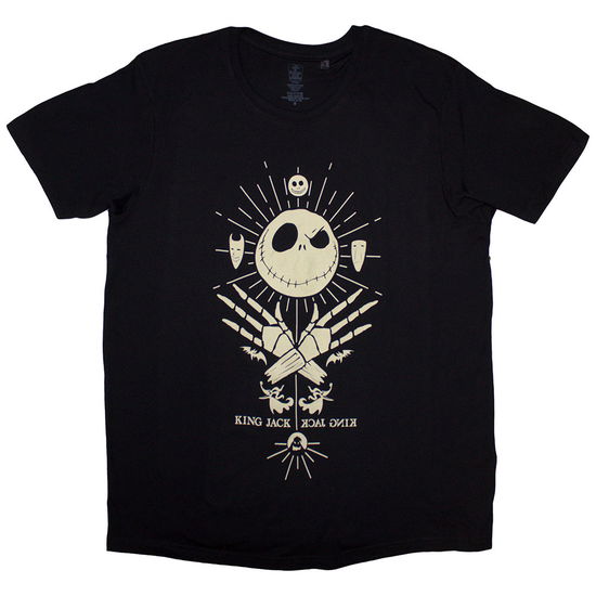 Cover for Nightmare Before Christmas - The · The Nightmare Before Christmas Unisex T-Shirt: King Jack (Black) (T-shirt) [size S] (2024)