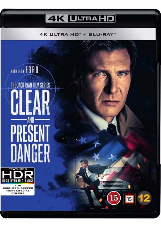 Cover for Harrison Ford · Clear and Present Danger (4K UHD + Blu-ray) [4K edition] (2018)