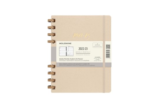 Cover for Moleskine · 2023 12m XL Student Life Spiral Planner (Spiral Book) (2022)