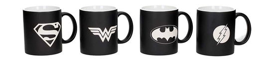 DC - Logo - Set of 4 Ceramic Mug 30x24x9cm - Dc - Merchandise -  - 8436546892755 - 