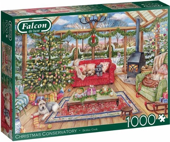 Christmas Conservatory ( 1000 Pcs ) - Falcon Puzzle - Koopwaar -  - 8710126112755 - 