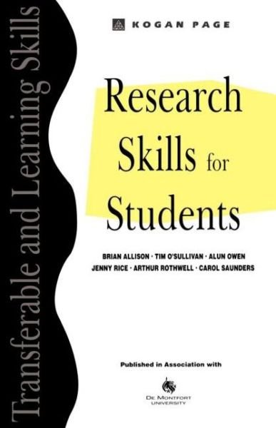 Cover for Brian Allison · Research Skills for Students (Paperback Book) (1996)