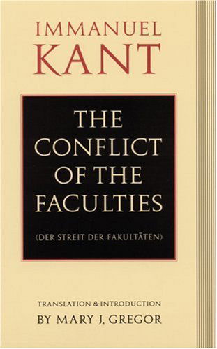 Cover for Immanuel Kant · The Conflict of the Faculties (Paperback Book) (1992)