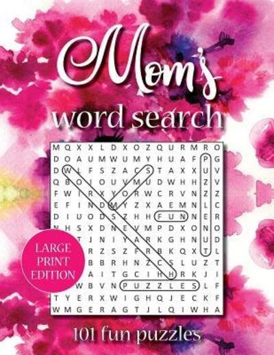 Cover for Minna V · Mom's word search (Paperback Book) [Large Print edition] (2019)