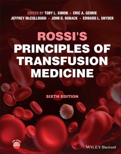 Cover for TL Simon · Rossi's Principles of Transfusion Medicine (Gebundenes Buch) (2022)