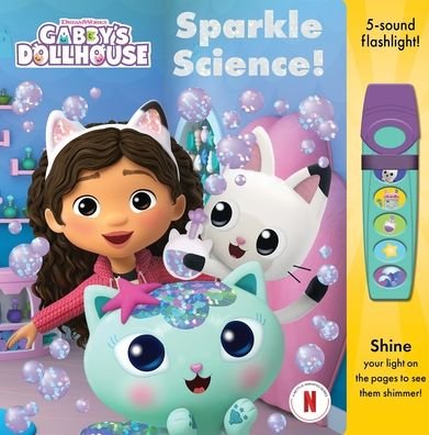 Cover for P I Kids · Gabbys Dollhouse Sparkle Science Glow Flashlight (Hardcover Book) (2024)