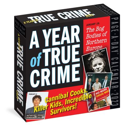 Cover for Workman Calendars · A Year of True Crime Page-A-Day Calendar 2023 (Calendar) (2022)