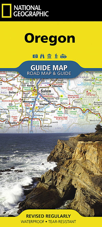 Cover for National Geographic Maps · Oregon (Map) [Annotated edition] (2018)