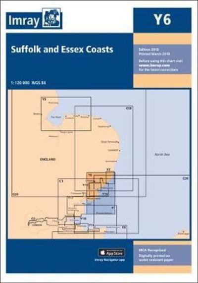 Cover for Imray · Imray Chart Y6: Suffolk and Essex Coasts - Y Charts (Paperback Book) [New edition] (2018)