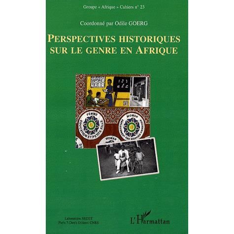 Cover for Odile Goerg · Perspectives historiques sur le genre en Afrique (Paperback Book) (2020)