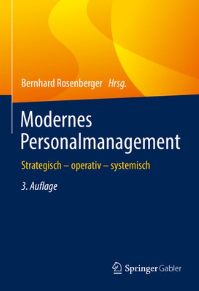 Modernes Personalmanagement - Rosenberger - Książki -  - 9783658348755 - 30 września 2021