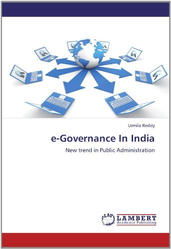 Cover for Urmila Reddy · E-governance in India: New Trend in Public Administration (Pocketbok) (2012)