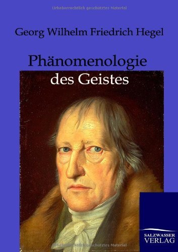 Cover for Georg Wilhelm Friedrich Hegel · Phänomenologie Des Geistes (Pocketbok) [German edition] (2011)