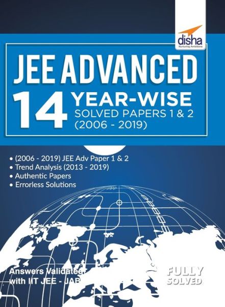 Cover for Disha Experts · Jee Advanced 14 Year-Wise Solved Papers 1 &amp; 2 (2006 - 2019) (Paperback Book) (2019)