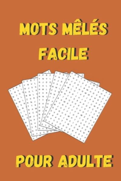 Cover for James Kook · Mots meles FACILE pour adulte - (Paperback Book) (2020)