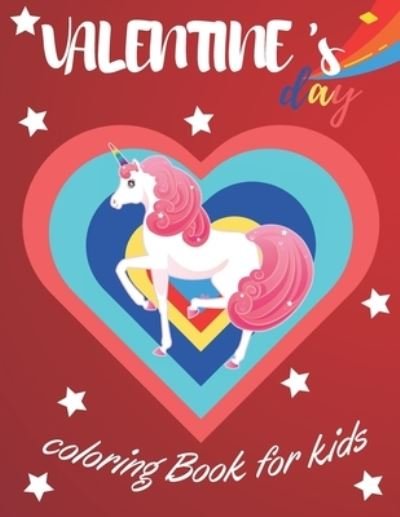 Cover for Val Coloring Book · Valentine's Day Coloring Book For Kids (Paperback Bog) (2021)
