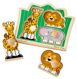 Cover for Melissa &amp; Doug · Jungle Friends (Safari) Jumbo Knob: Jungle Friends (Safari) Jumbo Knob (N/A) (2013)