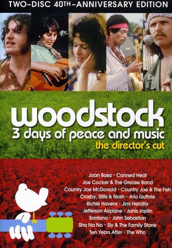 Cover for DVD · Woodstock: 3 Days of Peace &amp; Music (DVD) [Widescreen edition] (2009)