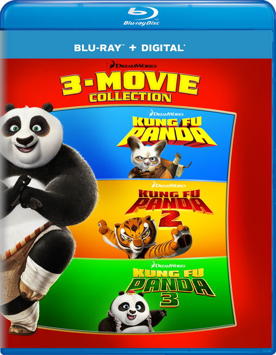 Cover for Kung Fu Panda: 3-movie Collection (Blu-ray) (2018)