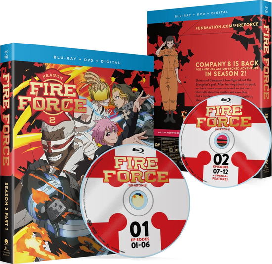 Cover for Fire Force: Season 2 Part 1 (Blu-ray) (2021)