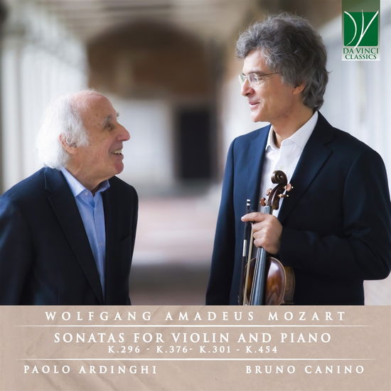 Cover for Ardinghi, Paolo  &amp; Bruno Canino · Mozart: Sonatas For Violin And Piano (CD) (2022)