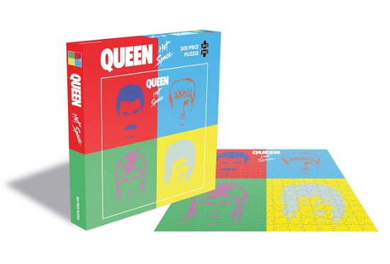 Queen Hot Space (500 Piece Jigsaw Puzzle) - Queen - Brettspill - QUEEN - 0803341522756 - 16. april 2021