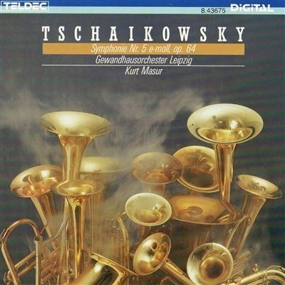 Cover for Pyotr Ilyich Tchaikovsky  · Symphony No.5 Op 64 In Mi (1888) (CD)