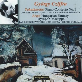 Cover for Tchaikovsky / Paris Conservatoire Orch / Dervaux · Piano Concerto / Hungarian Fantasy for Piano &amp; (CD) (2008)