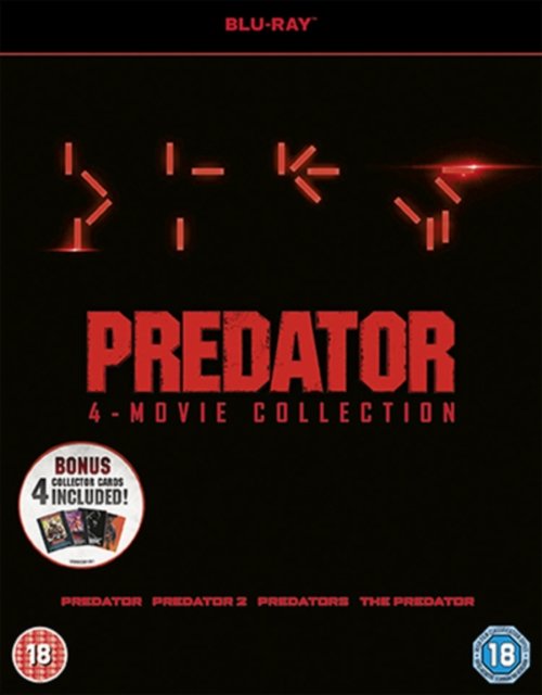 Cover for Predator - 4 Movie Collection · Predator 1 to 4 (Blu-ray) (2019)