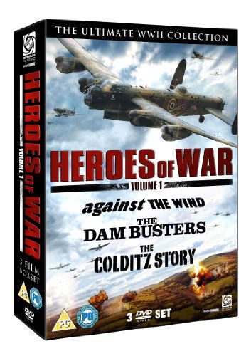 Cover for War DVD Box Set 1 · Heroes of War Collection - Against The Wind / The Dam Busters / The Colditz Story (DVD) (2010)