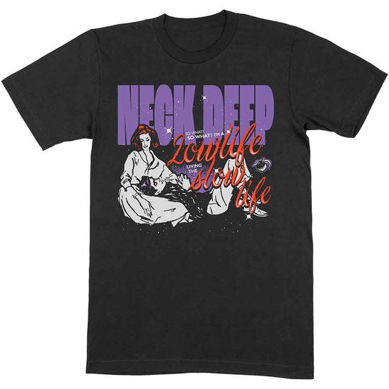 Cover for Neck Deep · Neck Deep Unisex T-Shirt: Lowlife Couple (T-shirt) [size M] [Black - Unisex edition]