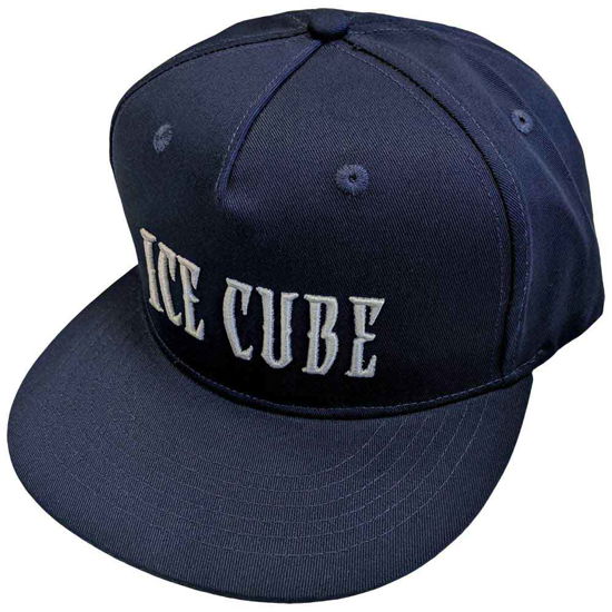 Cover for Ice Cube · Ice Cube Unisex Snapback Cap: Logo (Navy Blue) (CLOTHES) (2023)