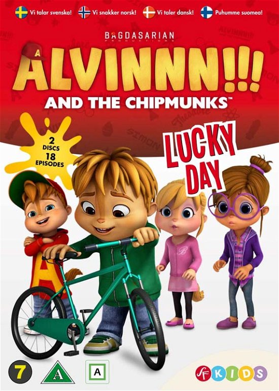 Cover for Alvin &amp; De Frække Jordegern · Alvin &amp; De Frække Jordegern - Lucky Day (DVD) (2019)