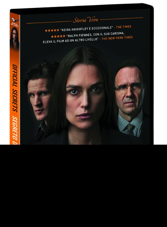 Cover for Ralph Fiennes,keira Knightley,matt Smith · Official Secrets - Segreto Di Stato (DVD) (2020)