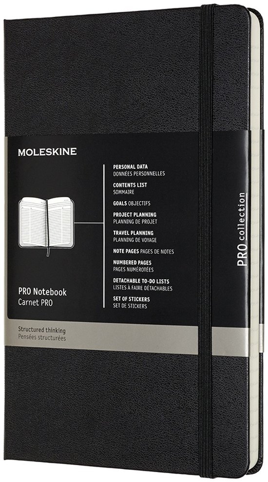 Cover for Moleskin · Moleskine Notebook, Pro Notebooks, Large, Trde Pla (Merchandise) (MERCH) (2018)