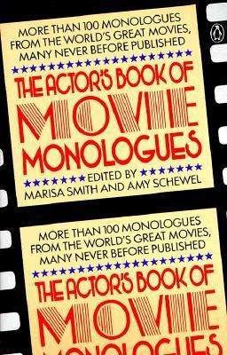 Cover for Marisa Smith · The Actor's Book of Movie Monologues (Paperback Book) (1986)