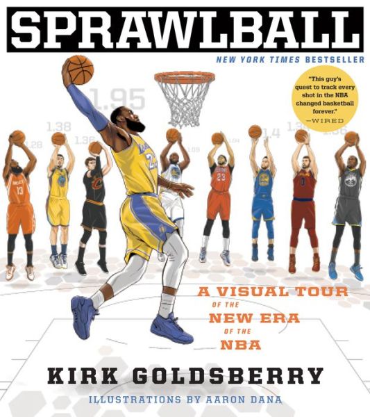 Sprawlball: A Visual Tour of the New Era of the NBA - Kirk Goldsberry - Książki - HarperCollins - 9780358329756 - 13 października 2020